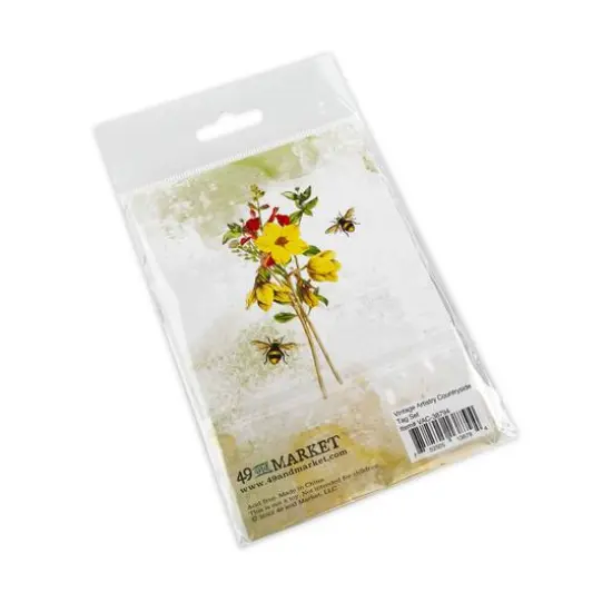 49 and Market Vintage Artistry Countryside Tag Set {4}