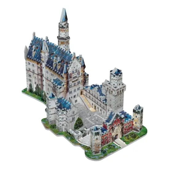 Wrebbit 3D Puzzle&trade; Neuschwanstein Castle 890 Piece Puzzle {6}