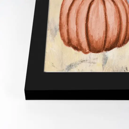 Pumpkin Paint Black Framed Print Wall Art {3}