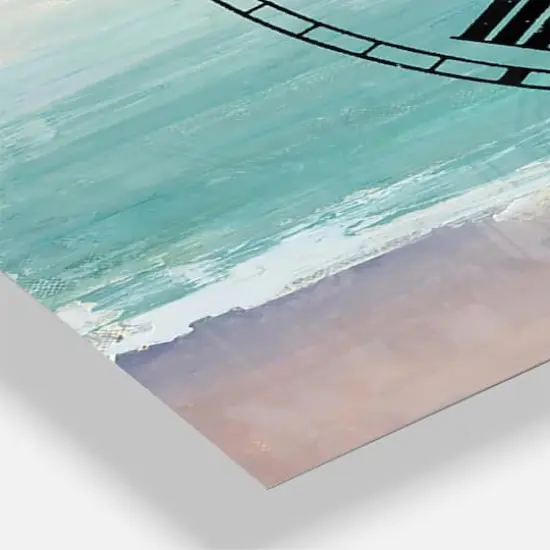 Designart 'From The Shore Traditional Multipanel Wall Clock {4}