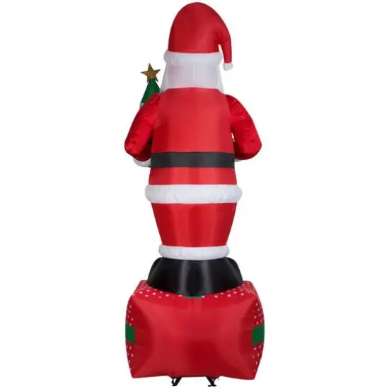 Airblown&reg; 10ft. Christmas Inflatable Luxe Santa on Gift Box {5}