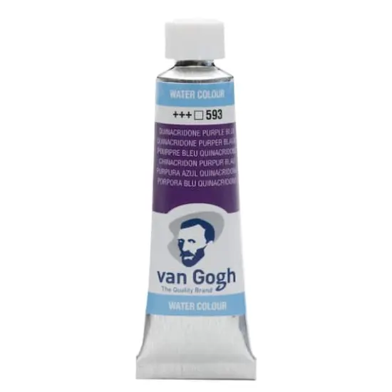 Van Gogh Watercolor, 10mL 593 Quinacridone Purple Blue {1}