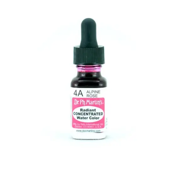 Dr. Ph. Martin's&reg; Radiant Concentrated Watercolor, 0.5oz. 4A Alpine Rose {1}