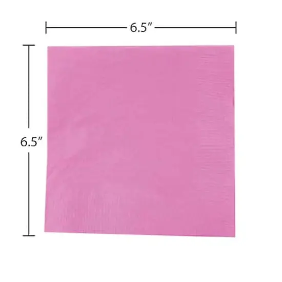 JAM Paper Medium Lunch Napkins, 100ct. Pink {4}