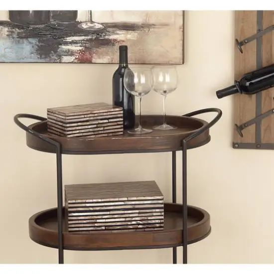 Black Mother of Pearl Coastal Box Set {11}