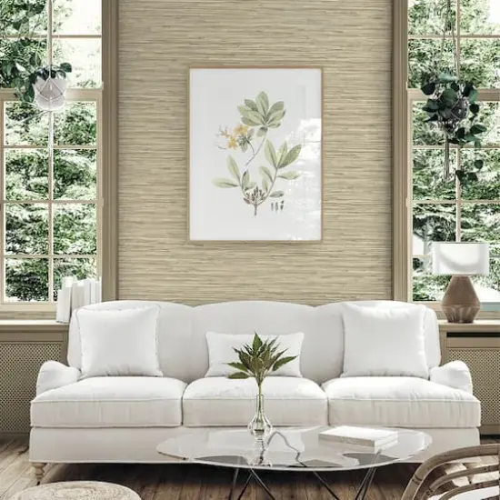 Surface Style Tiki Texture Peel & Stick Wallpaper Oatmeal {5}