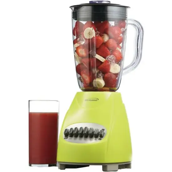 Brentwood Lime Green 12-Speed + Pulse Electric Blender {12}