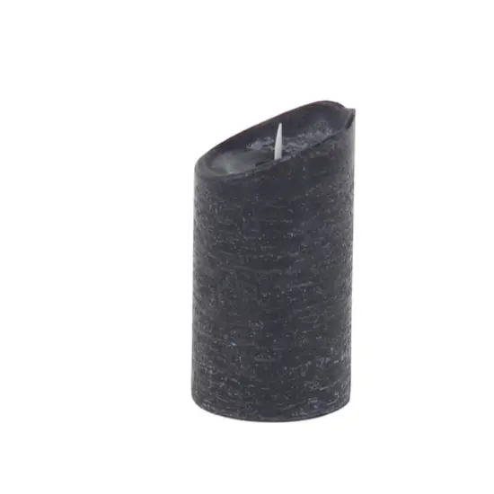 Black Traditional Wax Flameless Candle, 3ct. {5}