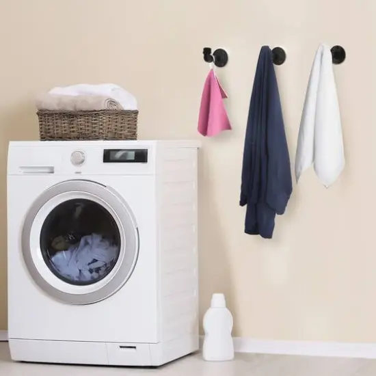 NEX&trade; 7-Piece Black Wall-Mounted Toilet Paper Roll Holder Set {6}