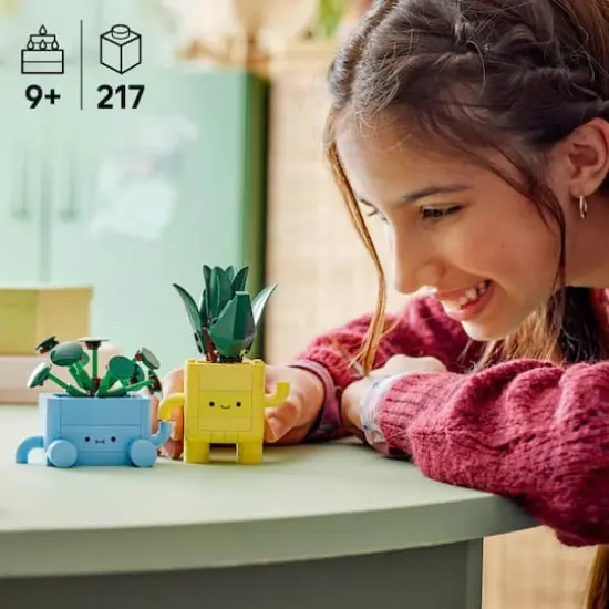 LEGO&reg; Botanicals Happy Plants Shelf Decor 10349 {5}