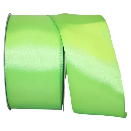 JAM Paper 2.5'' x 50yd. Double Face Satin Ribbon Citrus {1}
