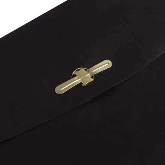 JAM Paper 6" x 9" Black Open End Catalog Clasp Envelopes, 100ct. {4}