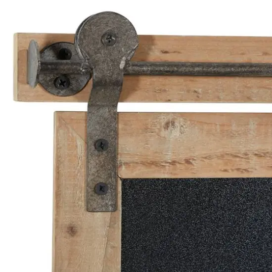 Brown Wall Mounted Chalkboard {3}