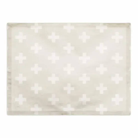 Swiss Cross Pattern Polyester Twill Placemat {1}