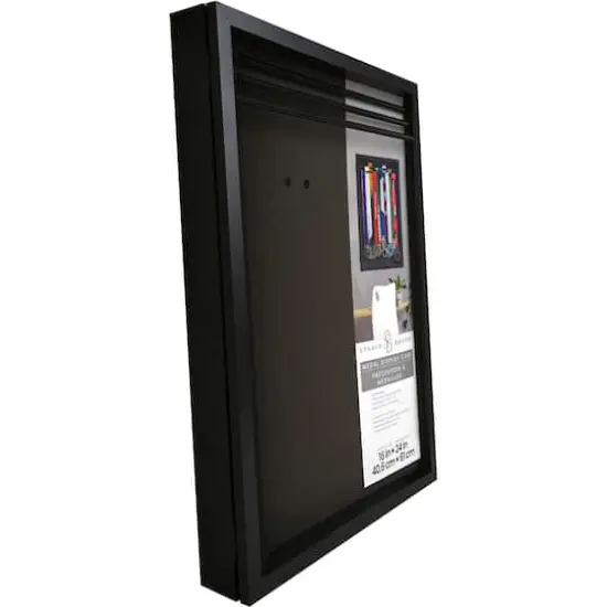 16" x 24" Black Medal Display Case by Studio D&eacute;cor&reg; {3}