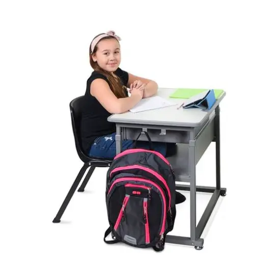 Luxor Manual Adjustable Student Desk {4}