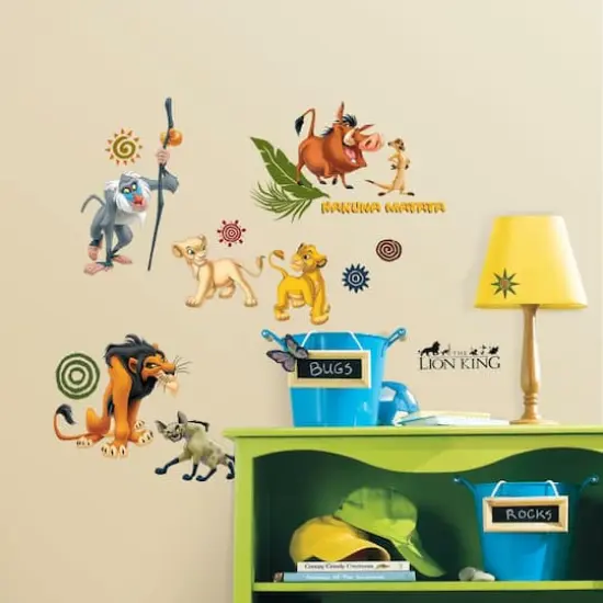 RoomMates The Lion King Peel & Stick Wall Decals {3}