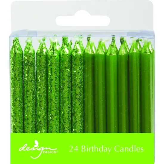 Design Design Birthday Candle Sticks Set Lime {1}