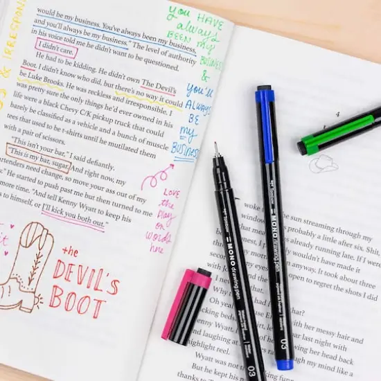 Tombow MONO 8 Color Drawing Pen Set {10}