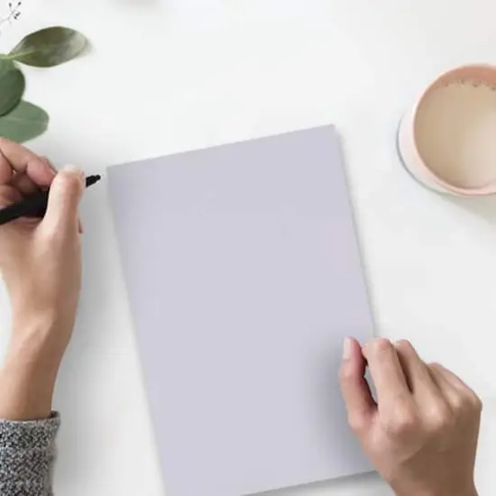 JAM Paper Matte 8.5" x 11" Extra Heavyweight Cardstock, 25 Sheets Light Purple {4}