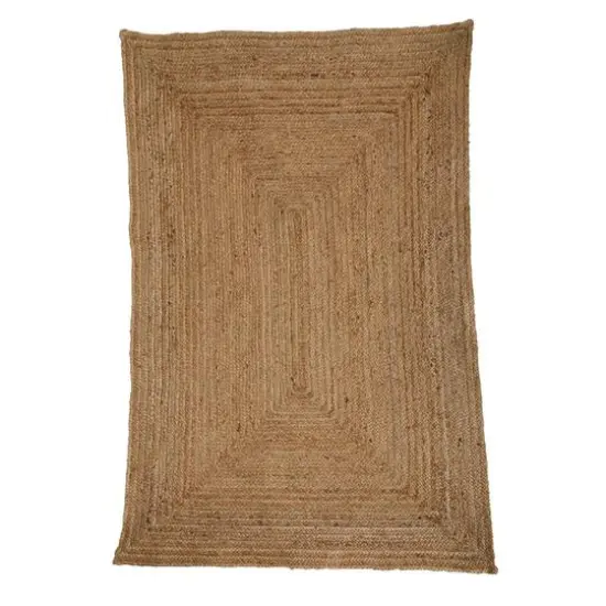 6ft. x 4ft. Handwoven Natural Fiber Beacon Jute Rug {1}