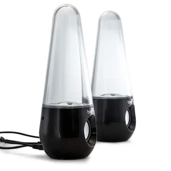 beFree Sound Black Bluetooth LED Dancing Water Multimedia Speakers {6}