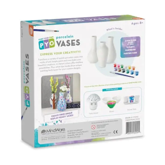 Paint Your Own Porcelain Vases {4}