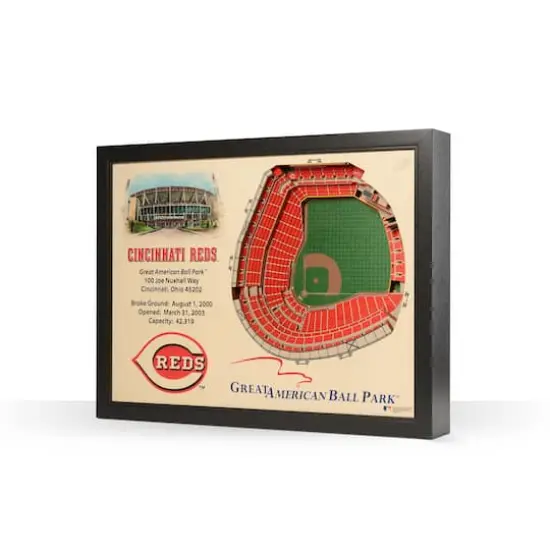 MLB 25-Layer StadiumView Wall Art Cincinnati Reds {1}