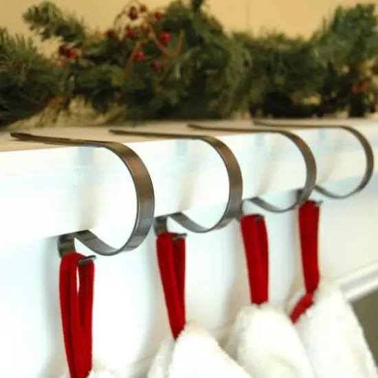 Original MantleClip® Oil-Rubbed Bronze Stocking Holders, 4ct. {3}