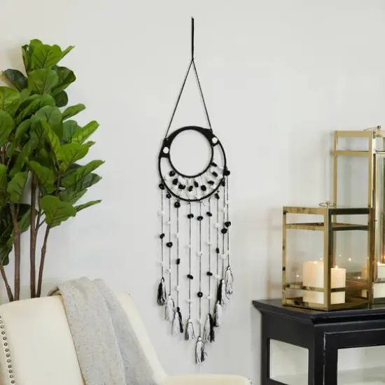 Black Metal Bohemian Wall Decor, 55" x 12" {9}