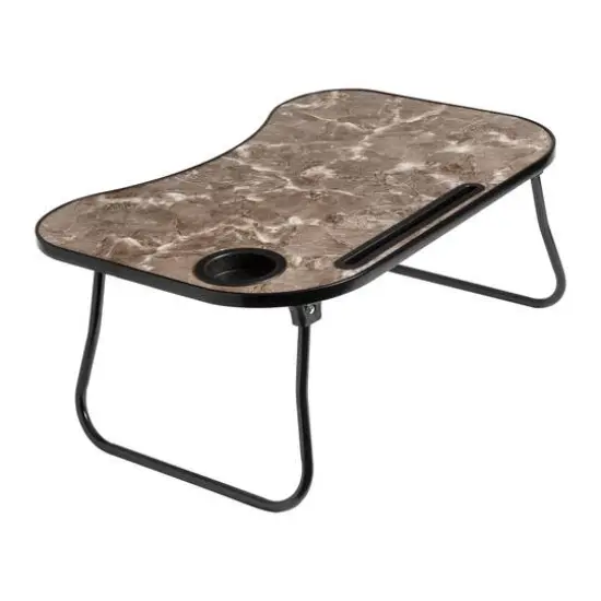 Honey Can Do Black & Faux Marble Collapsible Folding Lap Desk {1}
