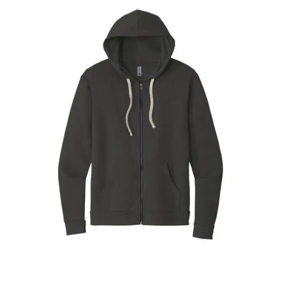 Next Level Unisex Santa Cruz Zip Hoodie Heavy Metal {1}