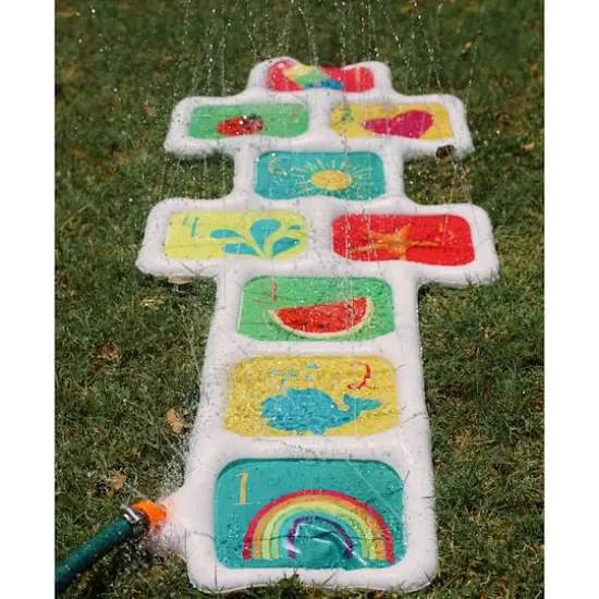 Salus Rae Dunn Hopscotch Game Water Sprinkler {4}