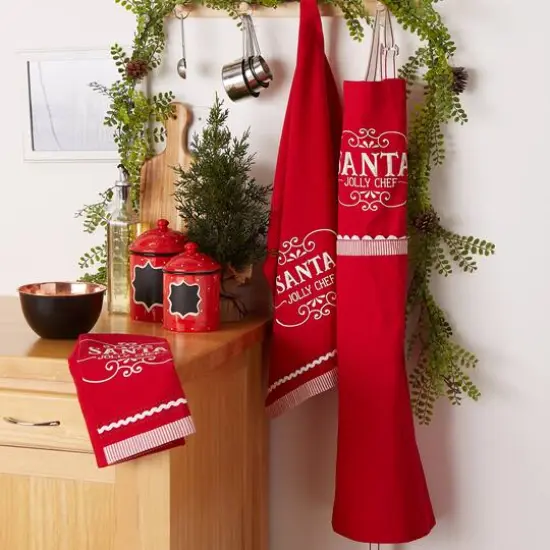 DII&reg; Santa Chef Kitchen Set {10}