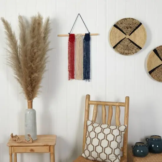 24" Americana Macram&eacute; Wall Hanging {4}
