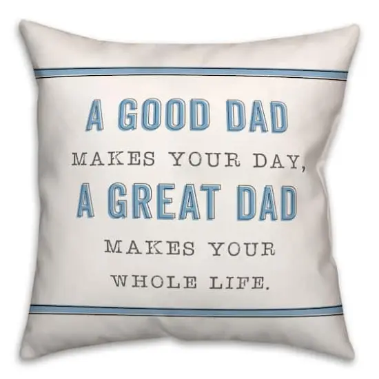 A Great Dad Throw Pillow {1}