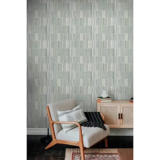 NuWallpaper Kingston Gray Peel & Stick Wallpaper {3}