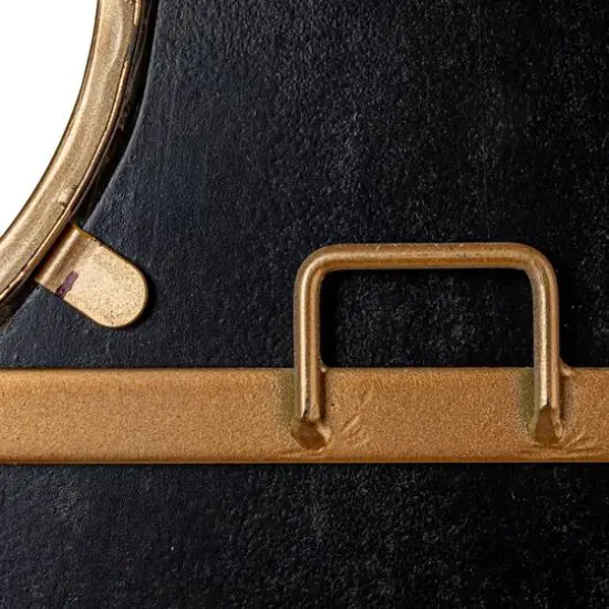 Hello Honey&reg; Antique Goldleaf Arched Floor Length Metal Framed Wall Mirror {7}