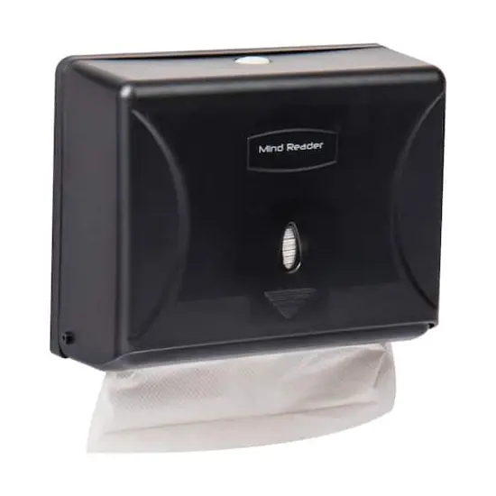 Mind Reader Black Multi-Fold Paper Towel Dispenser {1}