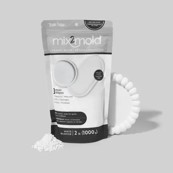 Brea Reese&reg; Mix2Mold&trade; White Ceramic Resin, 2lb. {4}