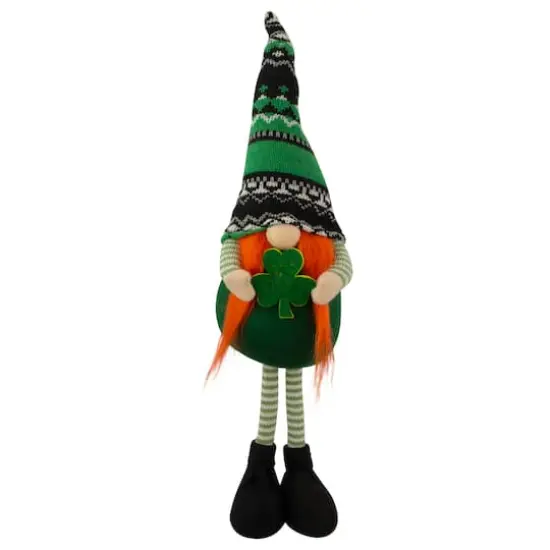19" Green Leprechaun Gnome St Patrick's Day Figure {1}