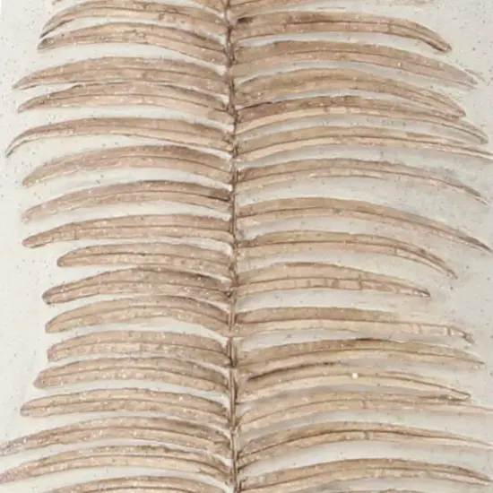 White Polystone Boho Style Vase, 25" x 9" x 8" {4}