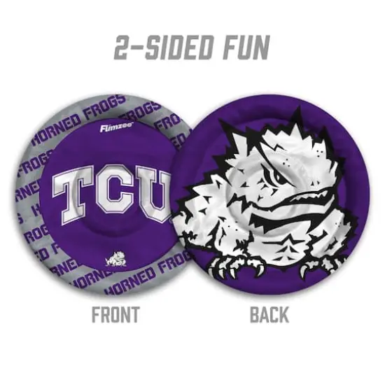 NCAA Flimzee Bean-Bag Flying Disc TCU Horned Frogs {3}