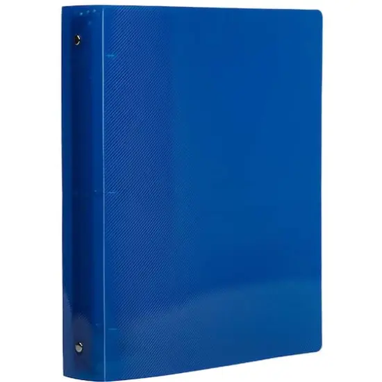 JAM Paper 1.5" Blue Plastic 3-Ring Binders, 2ct. {4}