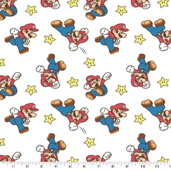 Nintendo&reg; Super Mario Retro Cotton Fabric {4}