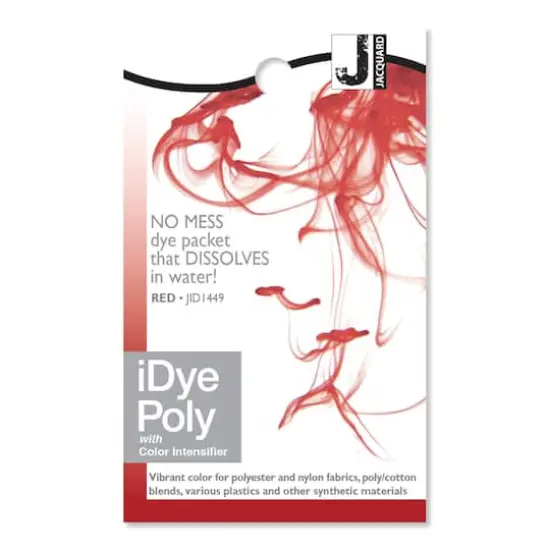 Jacquard Synthetic Fabric iDye, 14g Red {1}