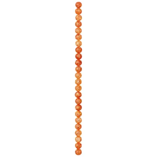 Orange Crackled Quartzite Round Beads, 8mm by Bead Landing&trade; {4}
