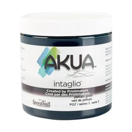 Akua&reg; Intaglio&reg; Ink, 8oz. Phthalo Green {1}