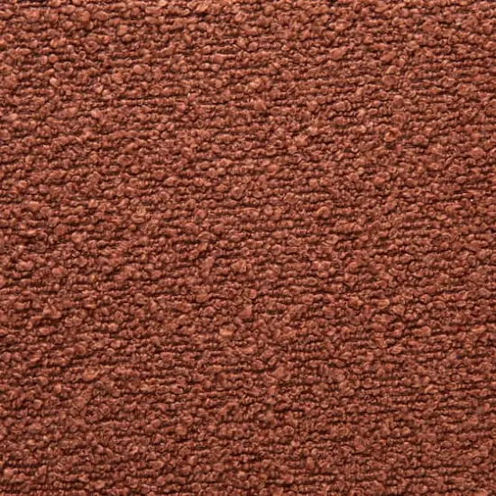 Household Essentials Harper 46.5" Metal & Boucle Bench Terracotta {4}