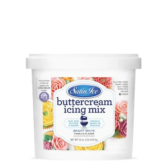 Satin Ice&reg; Professional's Choice Buttercream Icing Mix, 2lb. {1}